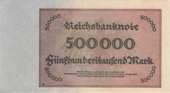 500000 Mark 1923 ro.87g Z
